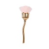 Nail art dust brush, pink bristle rose-shaped brush, nail art brush, nail trimming and cleaning brush, powder brush, blush brush, shanilak Item Picture